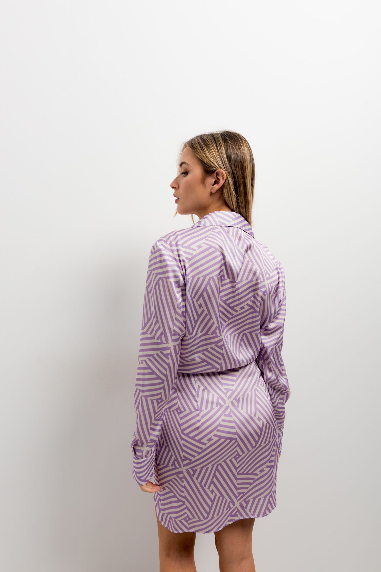 VESTIDO CRUZADO ESTAMPADO - Imagen 4