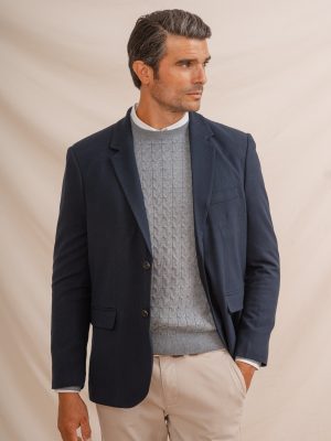 BLAZER CASUAL ESTRUCTURA MARINA