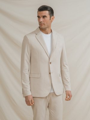 BLAZER CASUAL ESTRUCTURA BEIGE