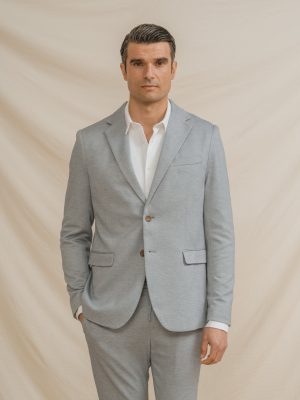BLAZER CASUAL ESTRUCTURA CELESTE