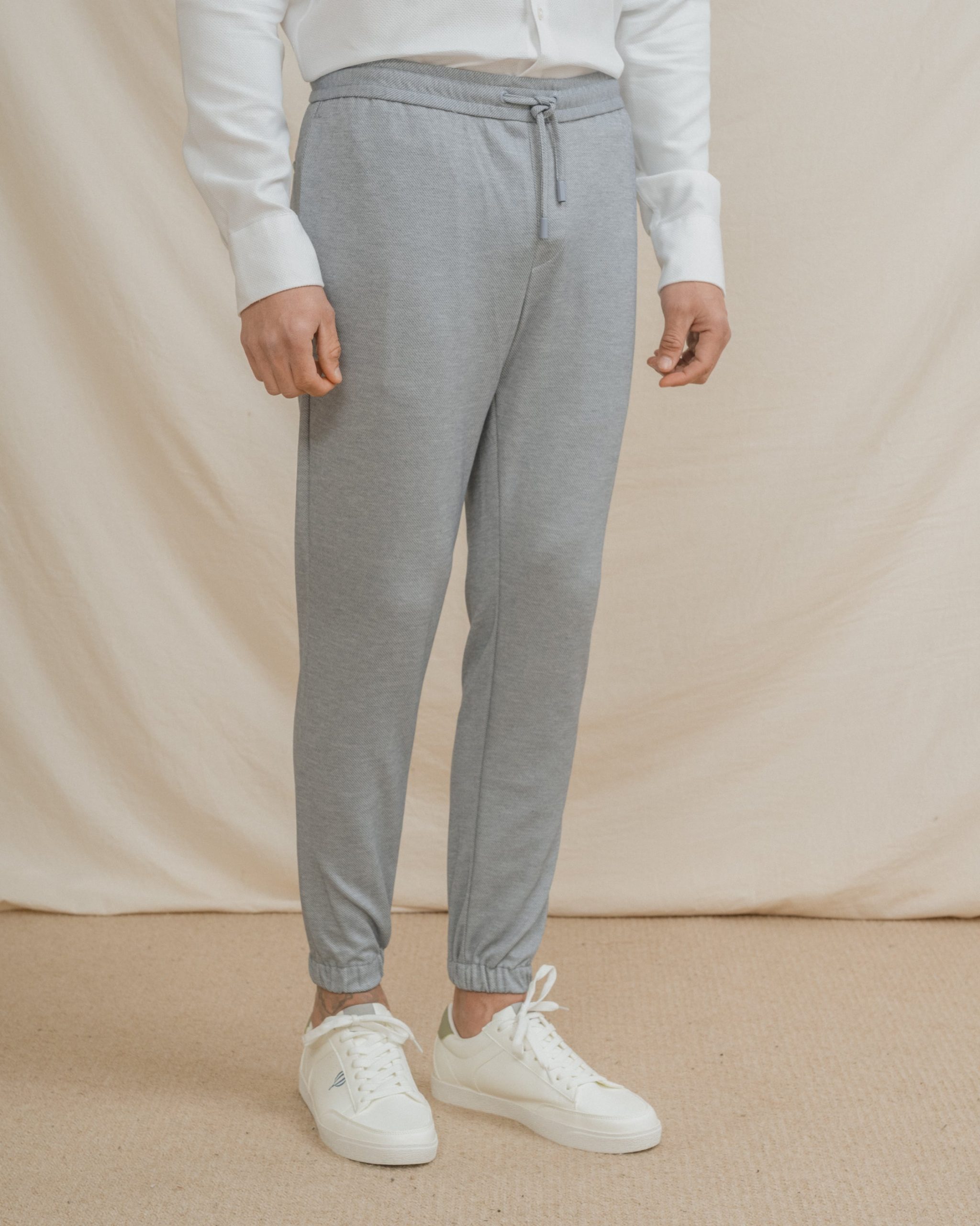 PANTALÓN TRAJE JOGGER CASUAL CELESTE - Imagen 2