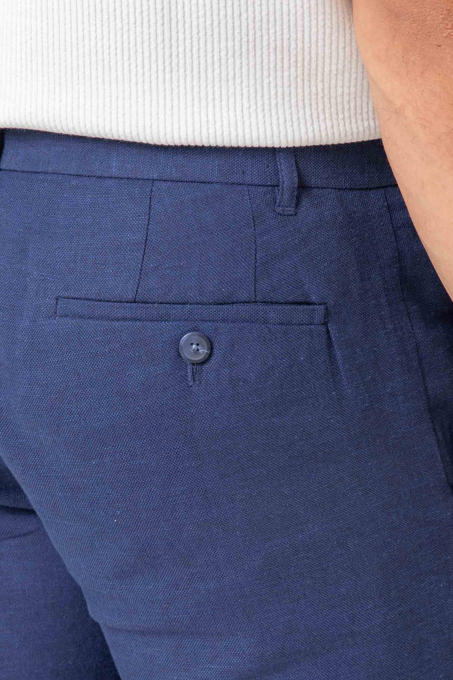 PANTALÓN LINO DE VESTIR - Imagen 3