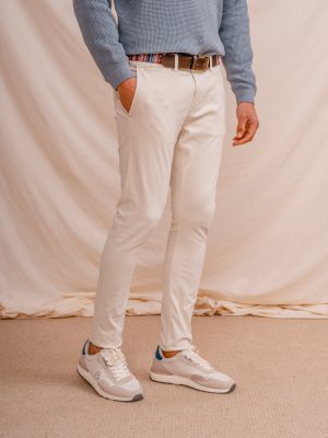 PANTALÓN CHINO SKINNY BEIGE