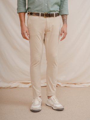 PANTALÓN CHINO SKINNY CAMEL