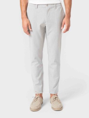PANTALÓN CASUAL GOMA VESTIR GRÍS