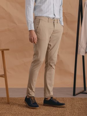 CHINO SKINNY CAMEL