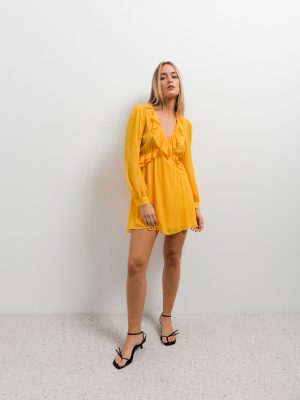 VESTIDO MINI VOLANTES