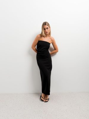 VESTIDO MIDI DRAPEADO