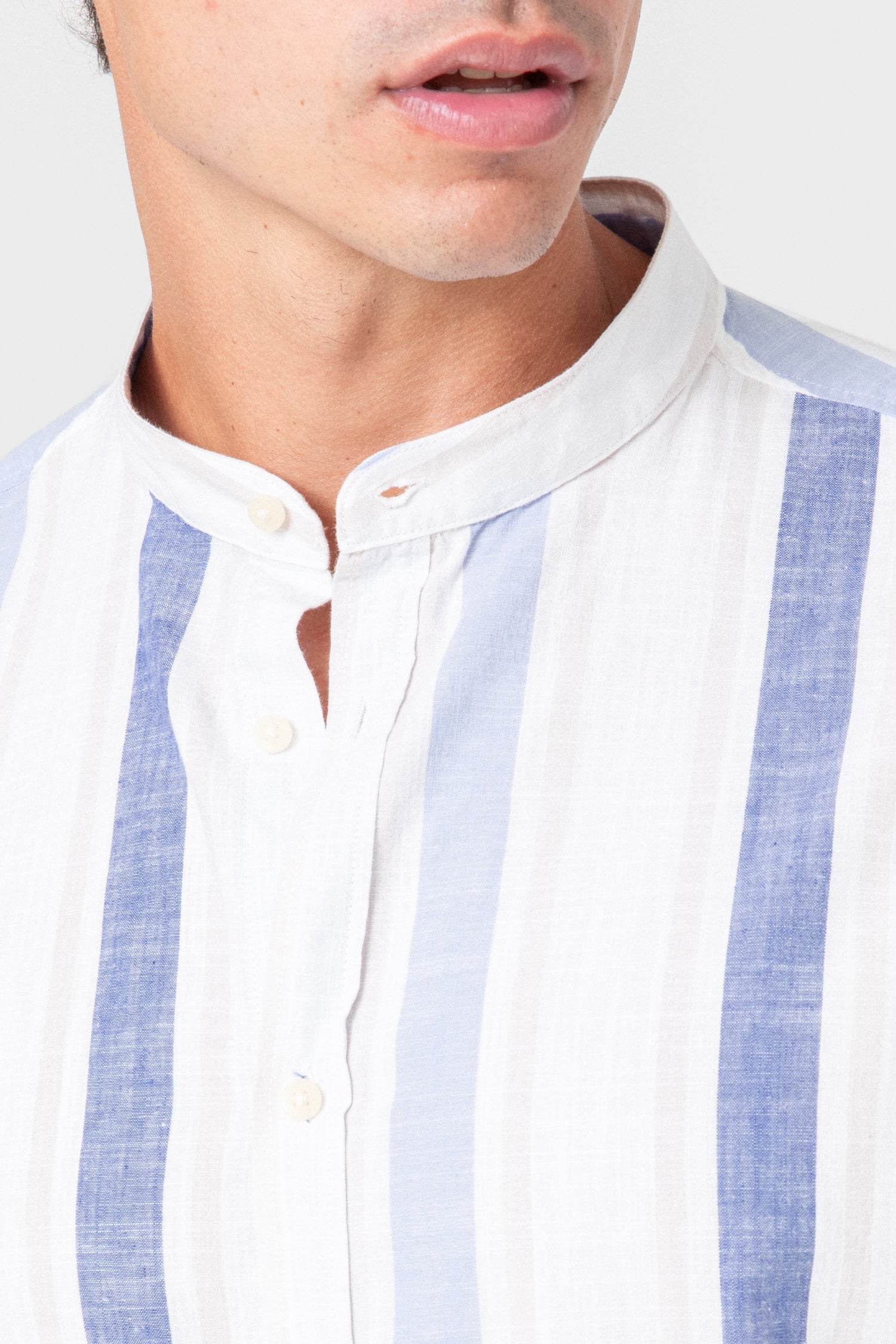 CAMISA LINO RAYAS - Imagen 3