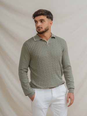 POLO TRICOT VERDE