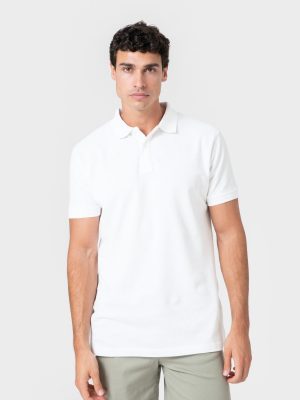 POLO BÁSICO REGULAR FIT BLANCO