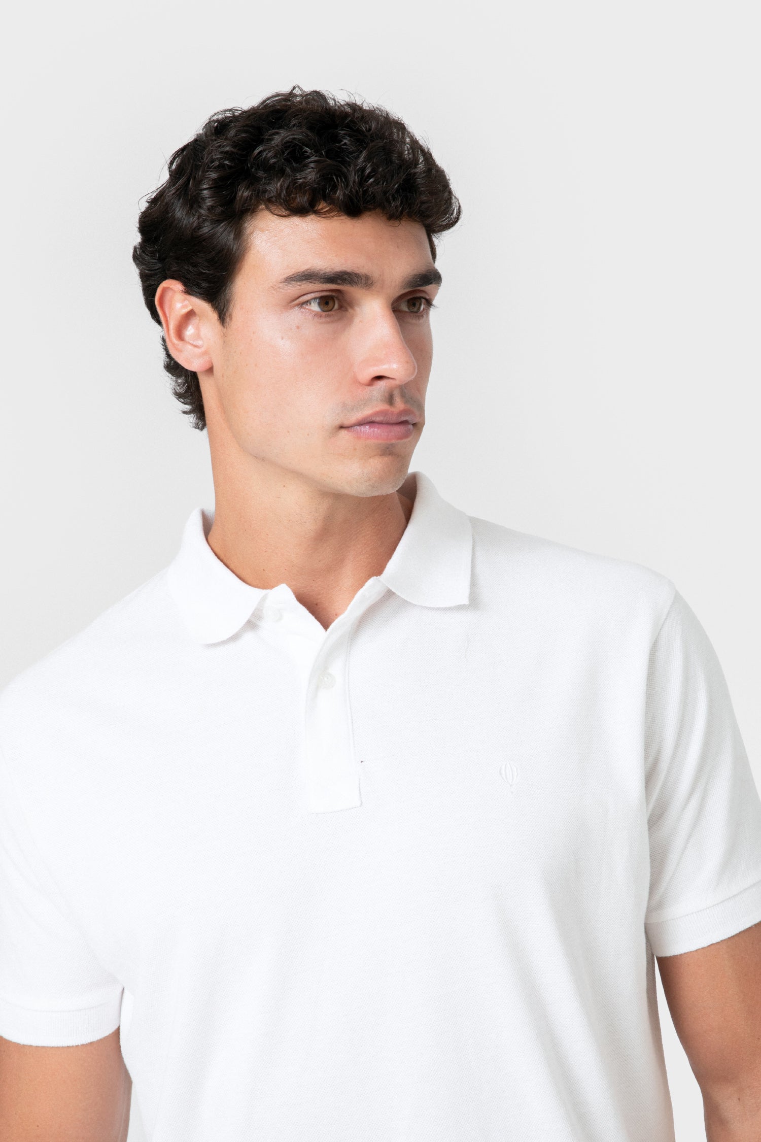 POLO BÁSICO REGULAR FIT BLANCO - Imagen 2