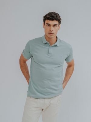 POLO BÁSICO REGULAR FIT VERDE