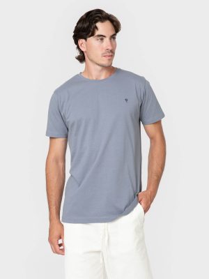 CAMISETA BÁSICA CELESTE
