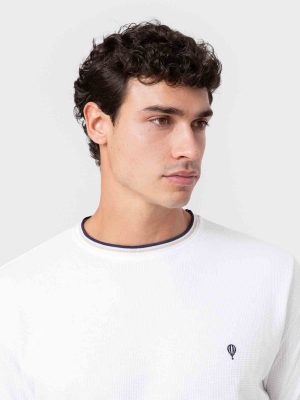 CAMISETA ESTRUCTURA RIBETE BICOLOR