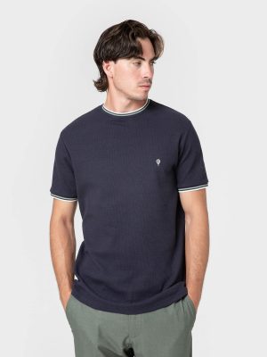 CAMISETA ESTRUCTURA RIBETE BICOLOR