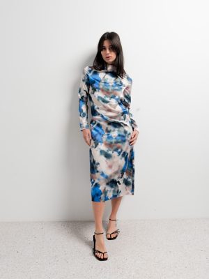 VESTIDO MIDI ESTAMPADO