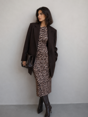 VESTIDO ESTAMPADO ANIMAL PRINT