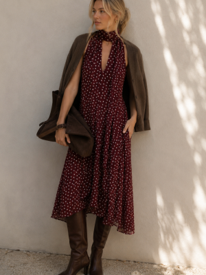 VESTIDO HALTER LUNARES LAZADA