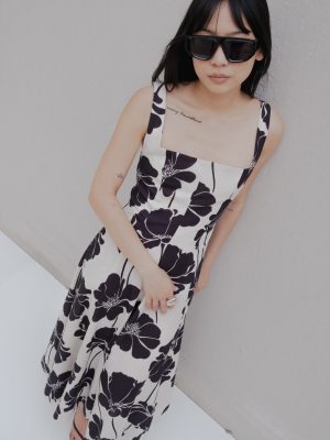 VESTIDO MIDI ESTAMPADO