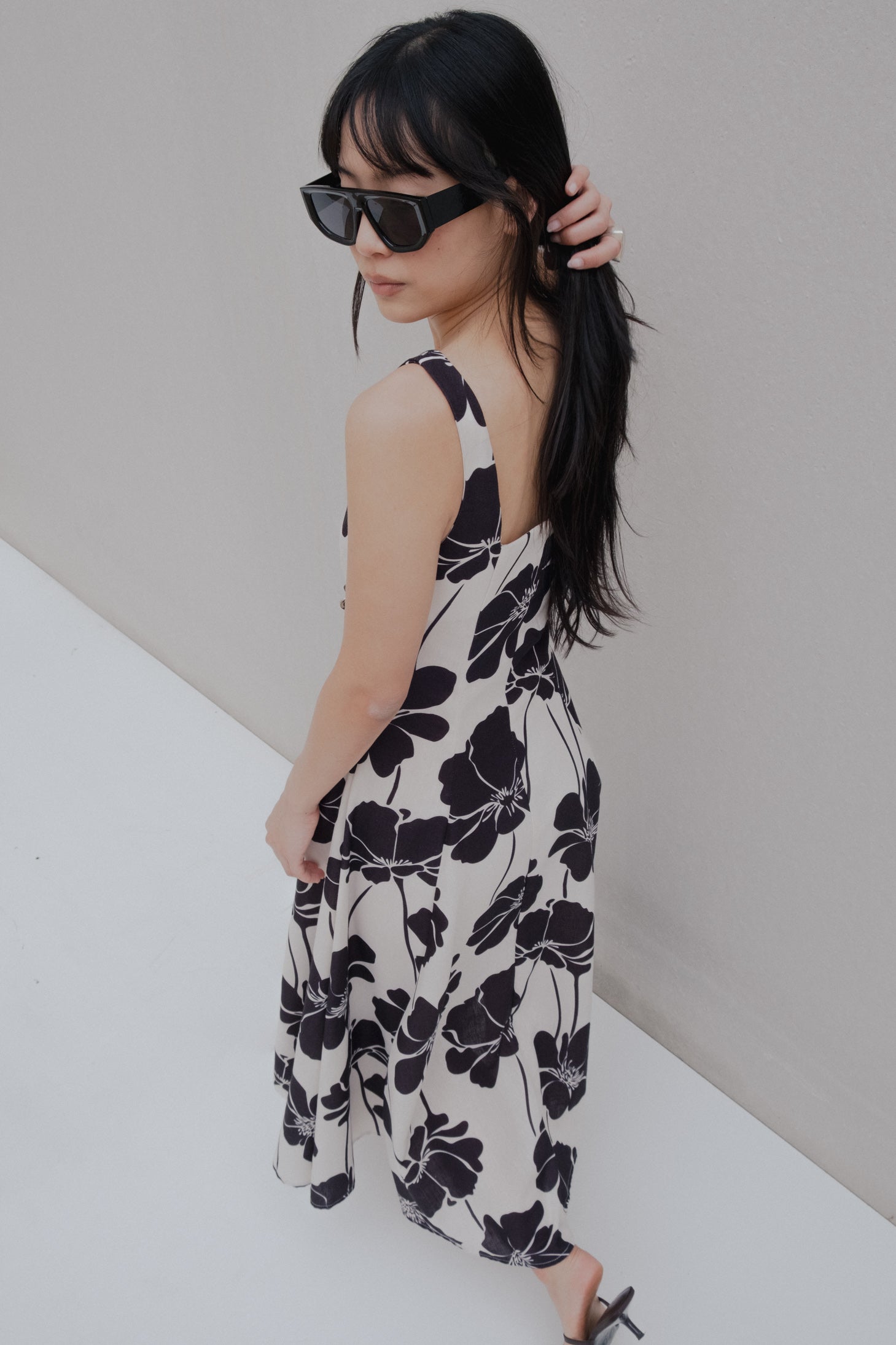 VESTIDO MIDI ESTAMPADO - Imagen 5