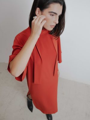 VESTIDO MIDI LAZADA