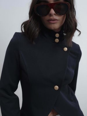 CHAQUETA CRUZADA BOTONES