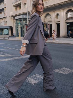BLAZER PUÑO ESTAMPADO