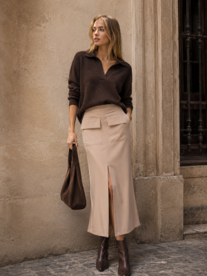 FALDA MIDI CARGO