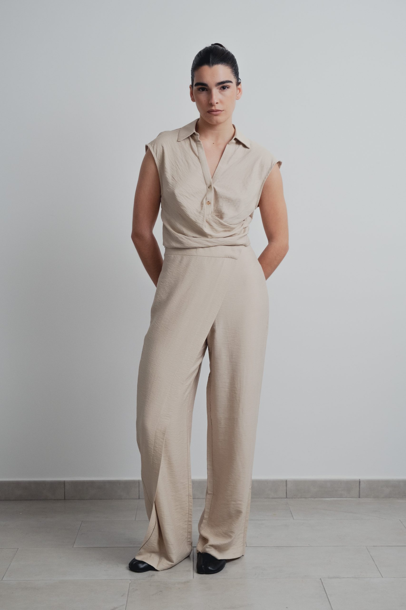CAMISA CROPPED CRUZADA - Imagen 2
